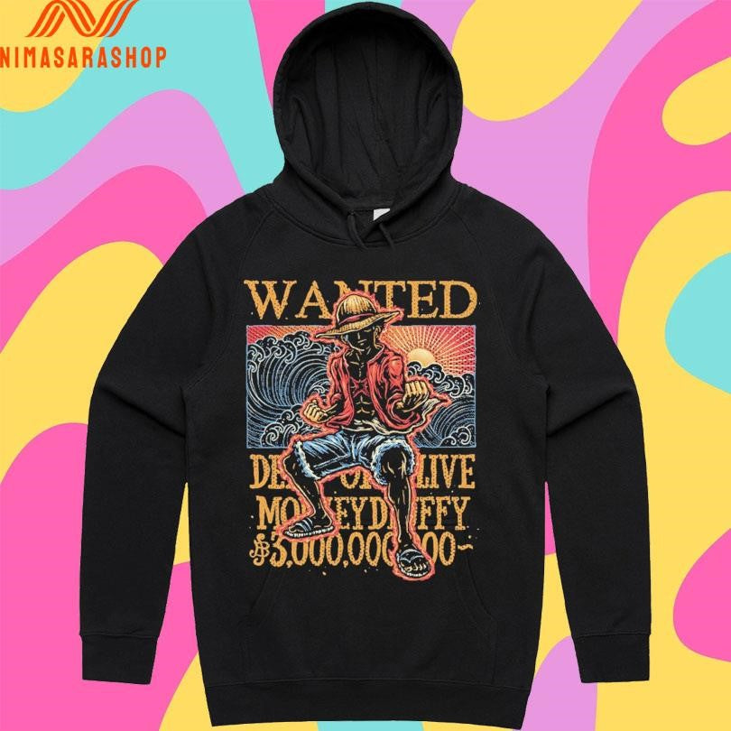 Luffy Wanted In The High Seas Shirts