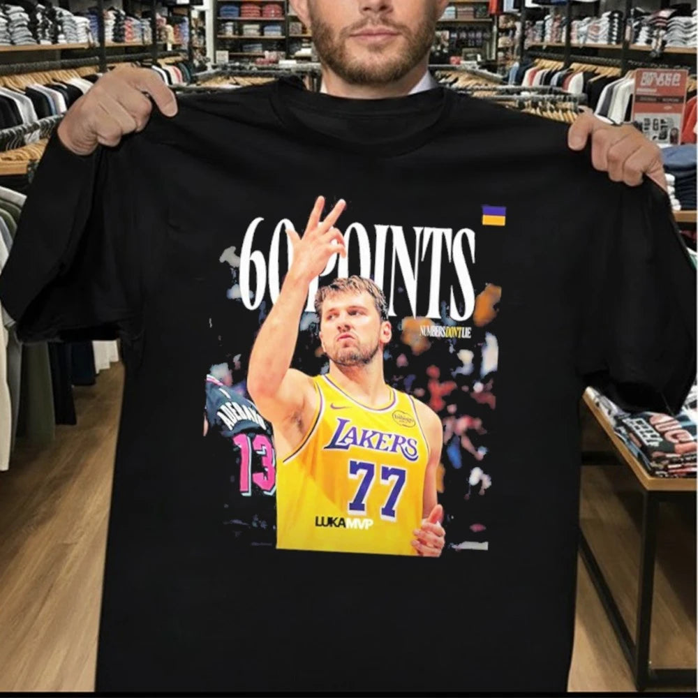 Luka Doncic 60 Points Game By Laker Since Kobe Game Shirt