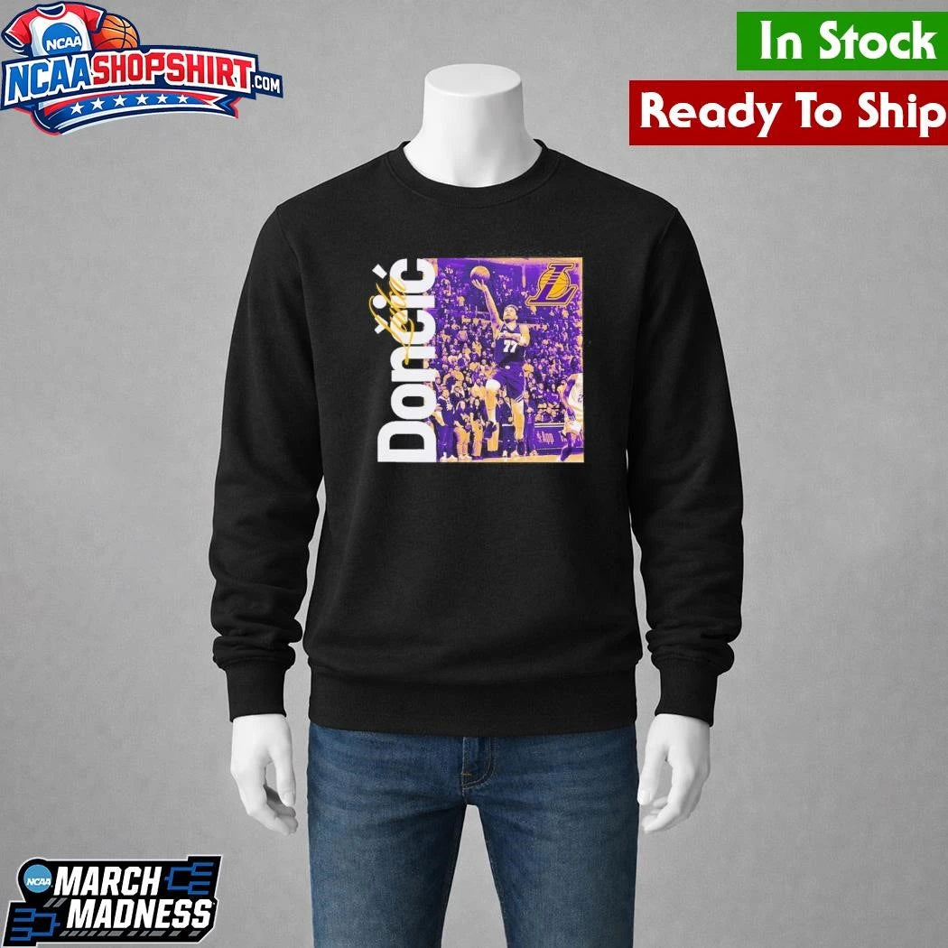 Luka Dončić Black Los Angeles Lakers Start of Season Shirt