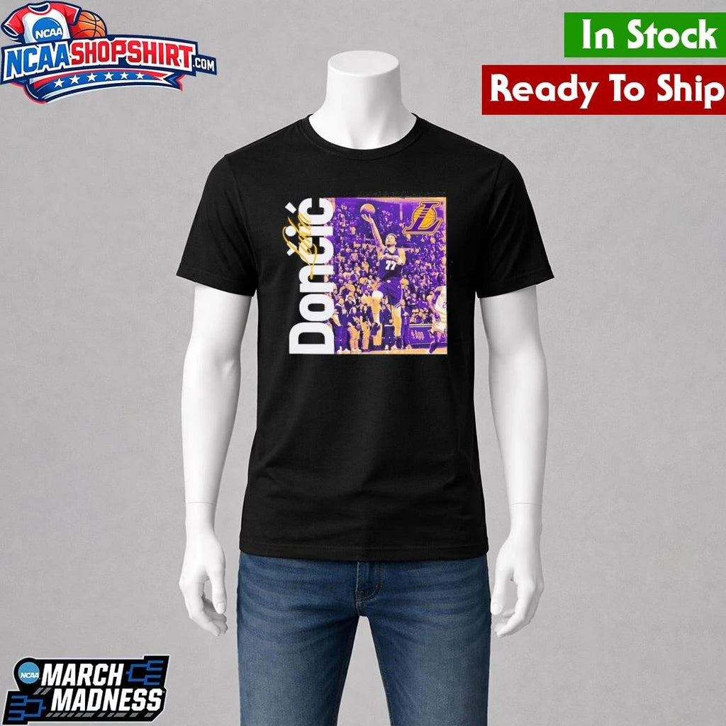 Luka Dončić Black Los Angeles Lakers Start of Season Shirt