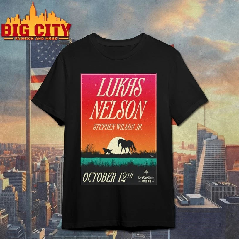 Lukas Nelson Live Oak Bank Pavilion On Oct 12 2025 Poster shirt