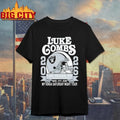 Luke Combs Exclusive Raiders Event Helmet Shirt