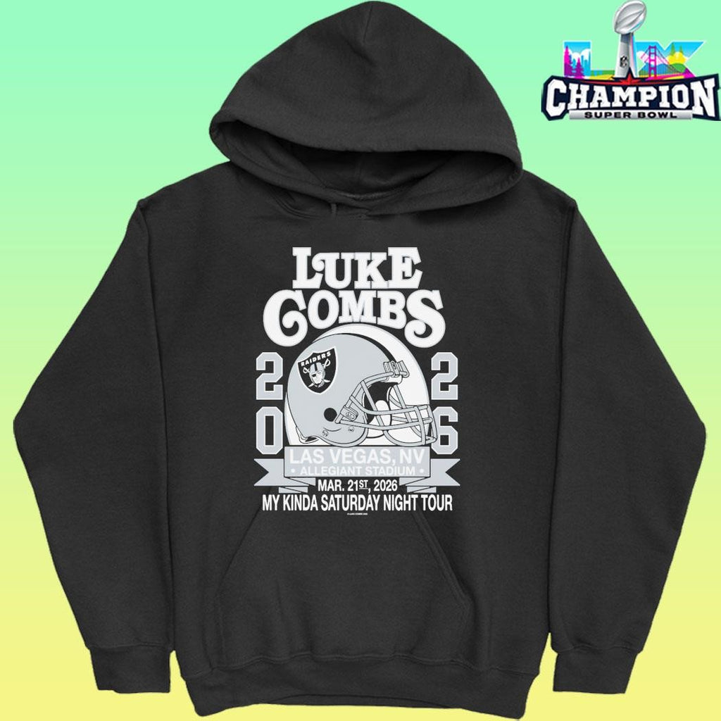 Luke Combs Exclusive Raiders Las Vegas Show Shirt