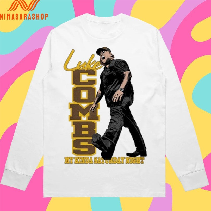 Luke Combs My Kinda Saturday Night Sideline Shirts