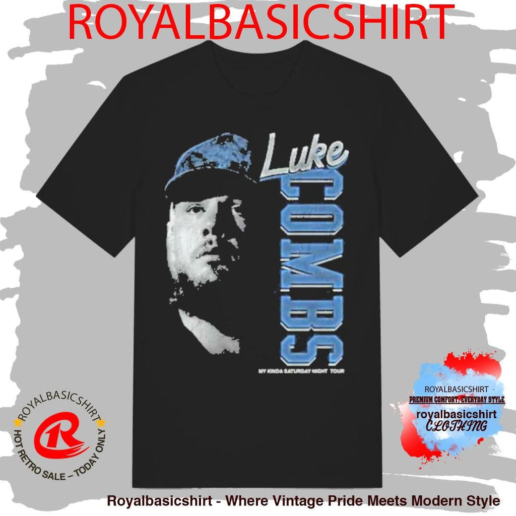 Luke Combs My Kinda Saturday Night Tour 2026 Merch Vintage Photo Tour T-Shirt