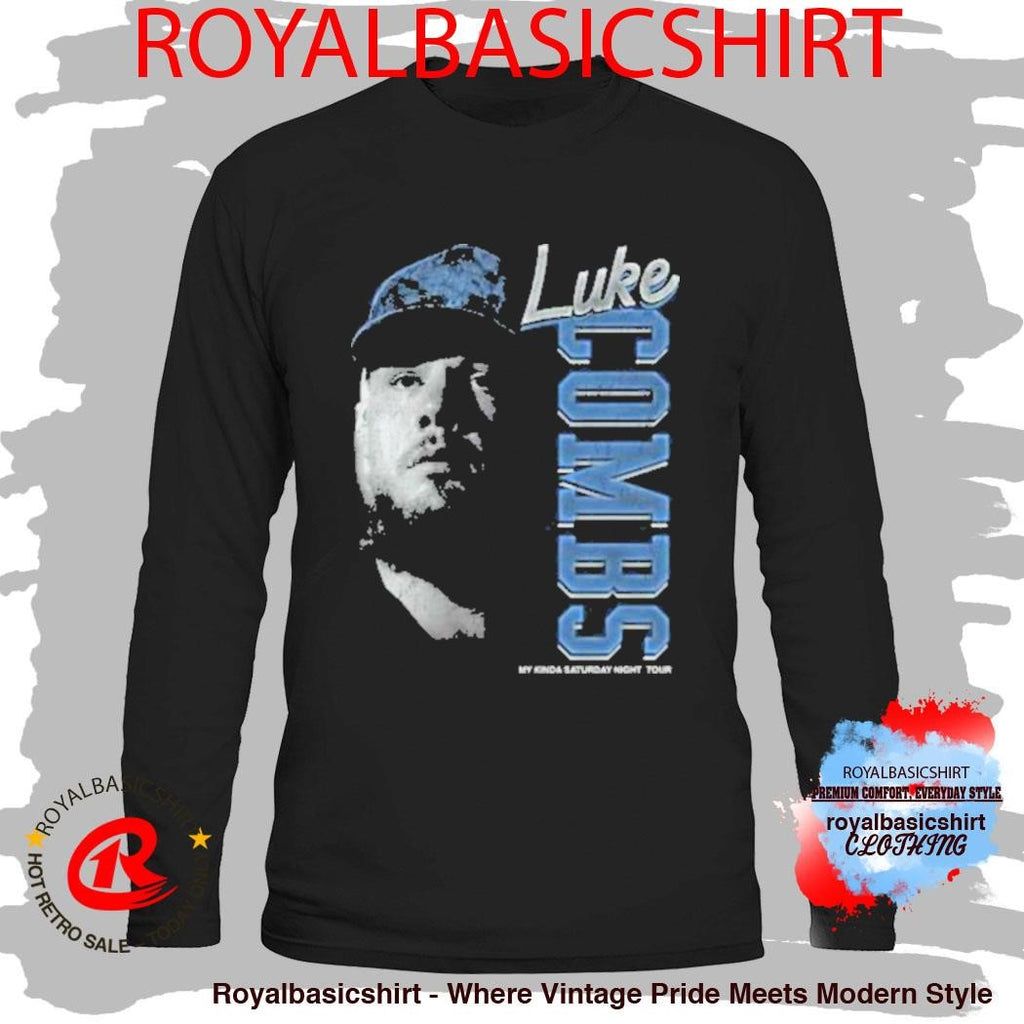 Luke Combs My Kinda Saturday Night Tour 2026 Merch Vintage Photo Tour T-Shirt