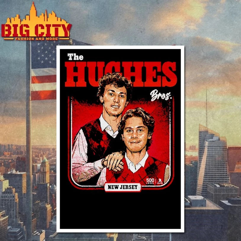 Luke Hughes &amp; Jack Hughes New Jersey Step Brothers shirt