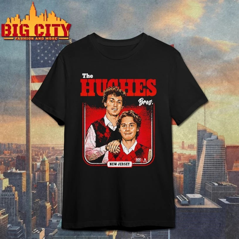 Luke Hughes &amp; Jack Hughes New Jersey Step Brothers shirt