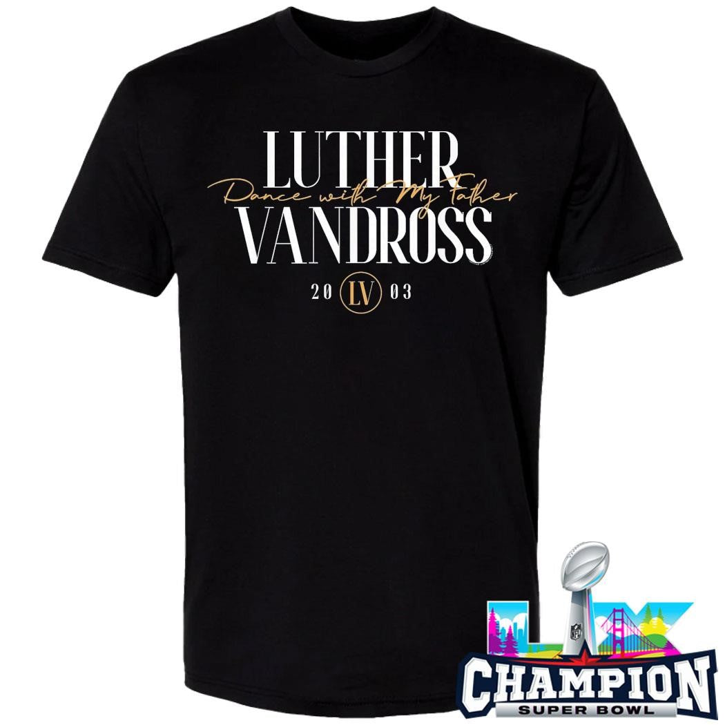 Luther Vandross Dance With My Father Script Shirt