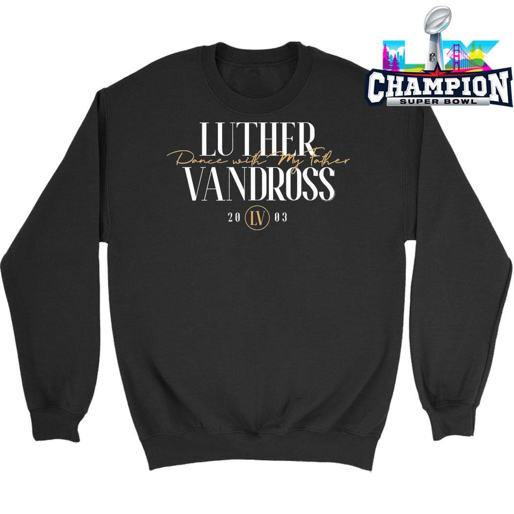 Luther Vandross Dance With My Father Script Shirt
