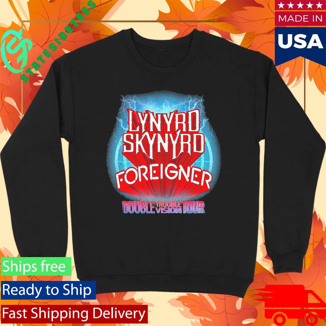 Lynyrd Skynyrd Double Trouble Double Vision Tour Shirt