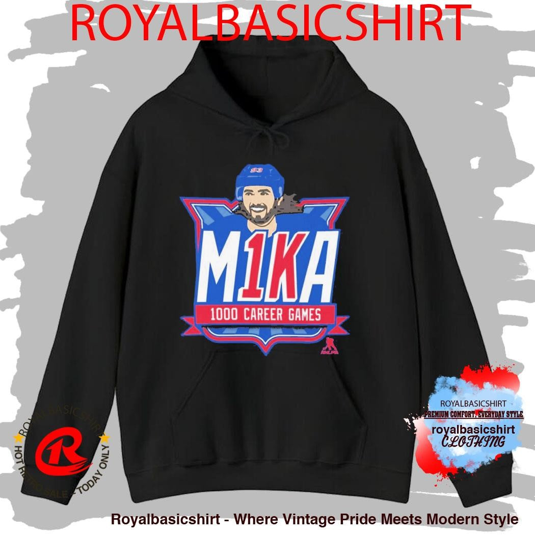M1KA Mika Zibanejad 1000 Career Games Shirt