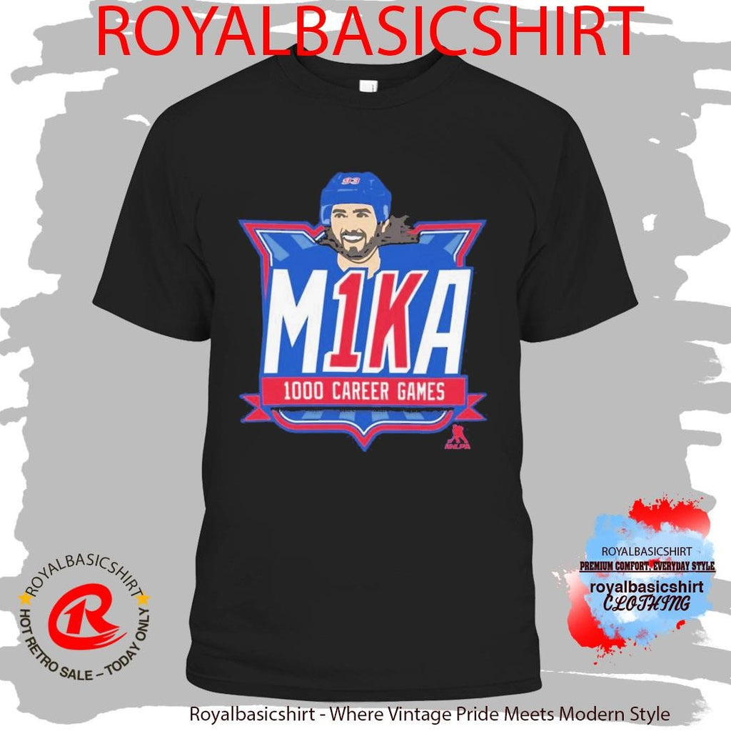 M1KA Mika Zibanejad 1000 Career Games Shirt