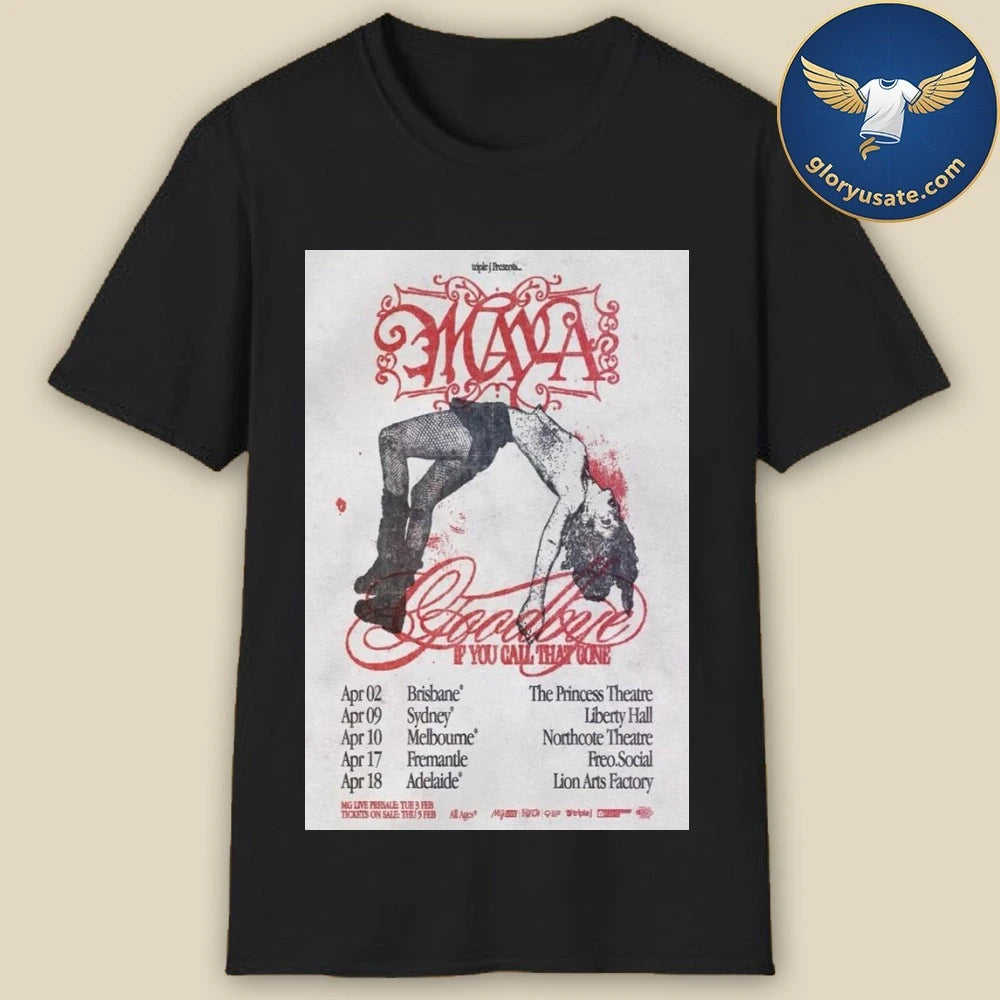 MAY-A April Tour 2026 Poster Shirt