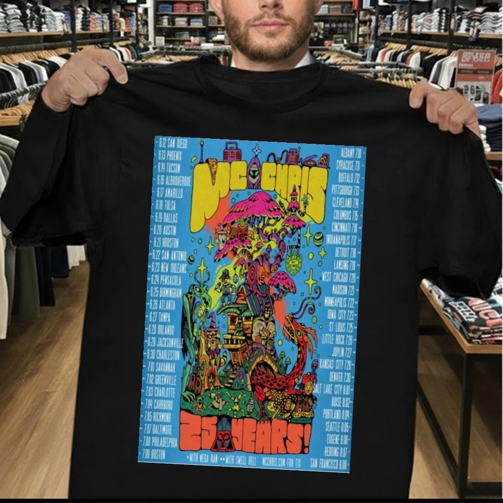 MC Chris Celebrates 25 Years National Tour Poster Shirt