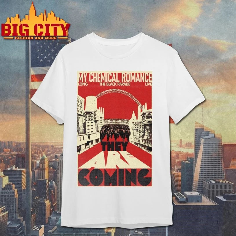 MCR 2025 Long The Black Padade Live They Are Coming Poster shirt