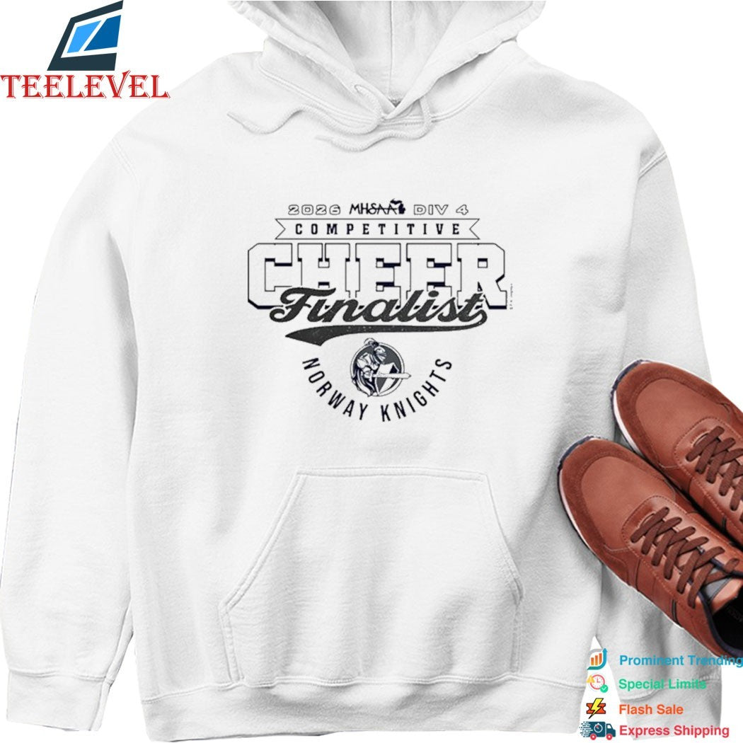 MHSAA Cheer D4 Finalist Norway Knights 2026 T-shirts