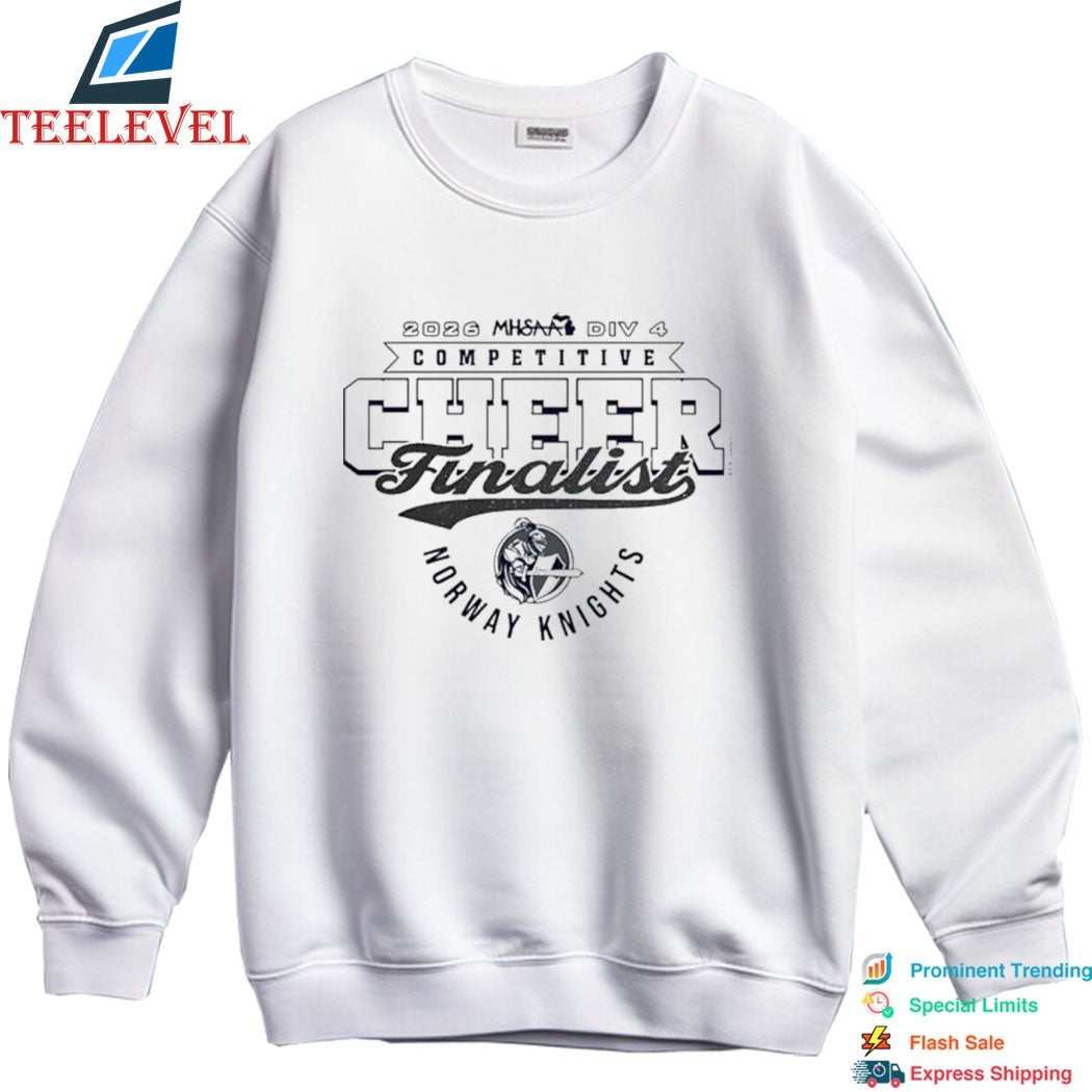 MHSAA Cheer D4 Finalist Norway Knights 2026 T-shirts