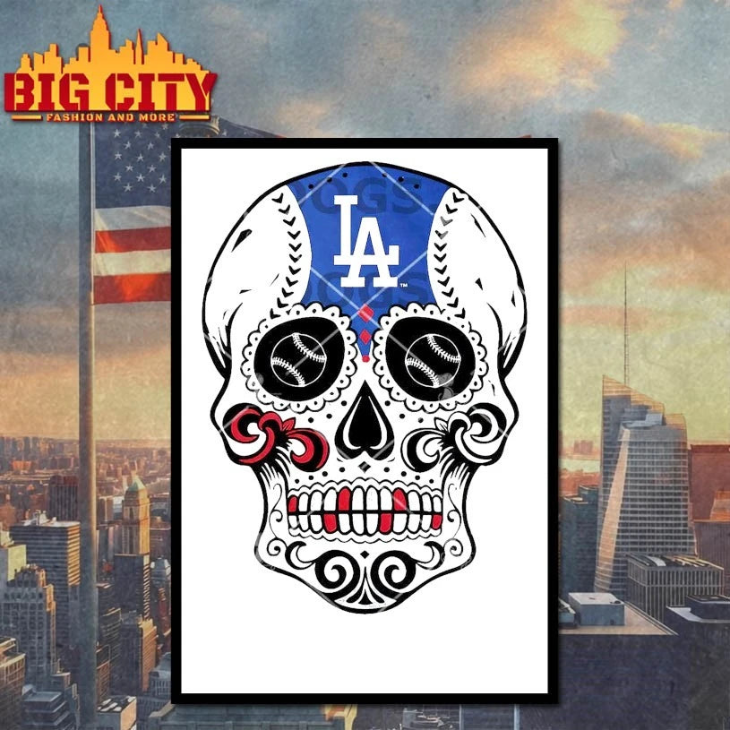 MLB Los Angeles Dodgers Sugar Skull shirt