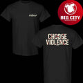 MLW CHOOSE VIOLENCE Blood Splatter Two Sided Shirt