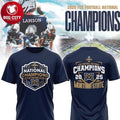 MSU Bobcats FCS 2025 Football National Champions Two Sided Shirt