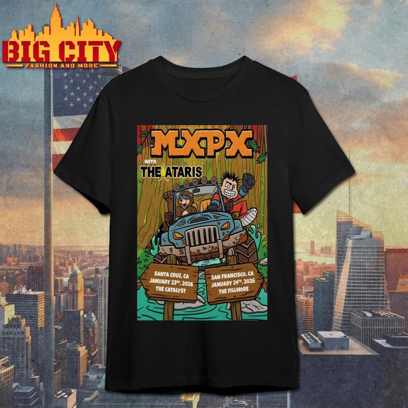 MXPX California January 23-24 2026 Poster Shirt