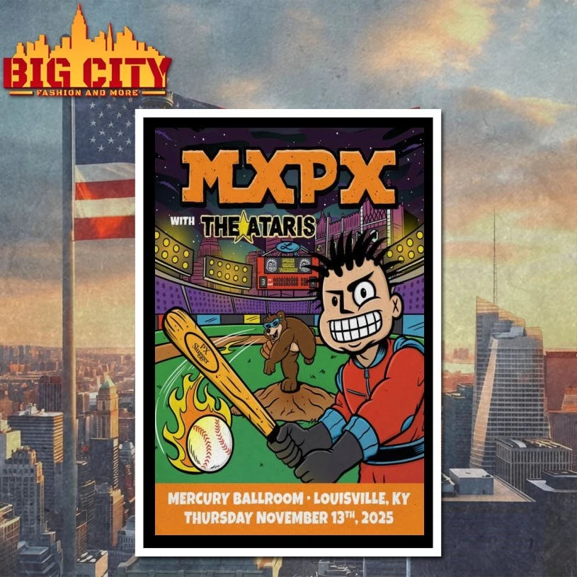 MXPX Nov 13 2025 Mercury Ballroom Louisville KY Poster shirt