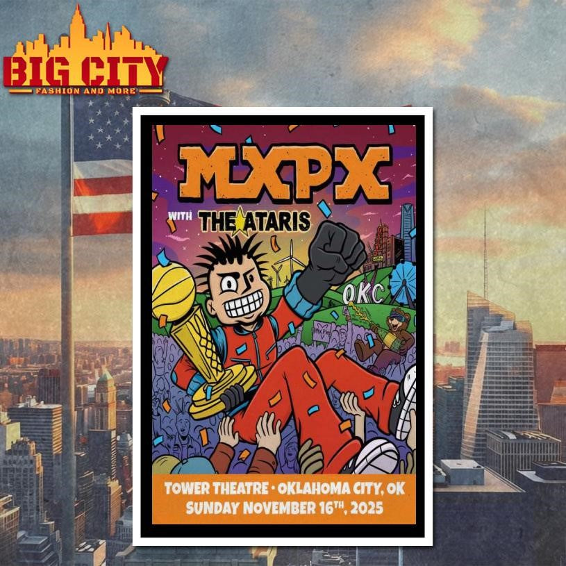 MXPX Oklahoma City OK November 16 2025 Poster Shirt