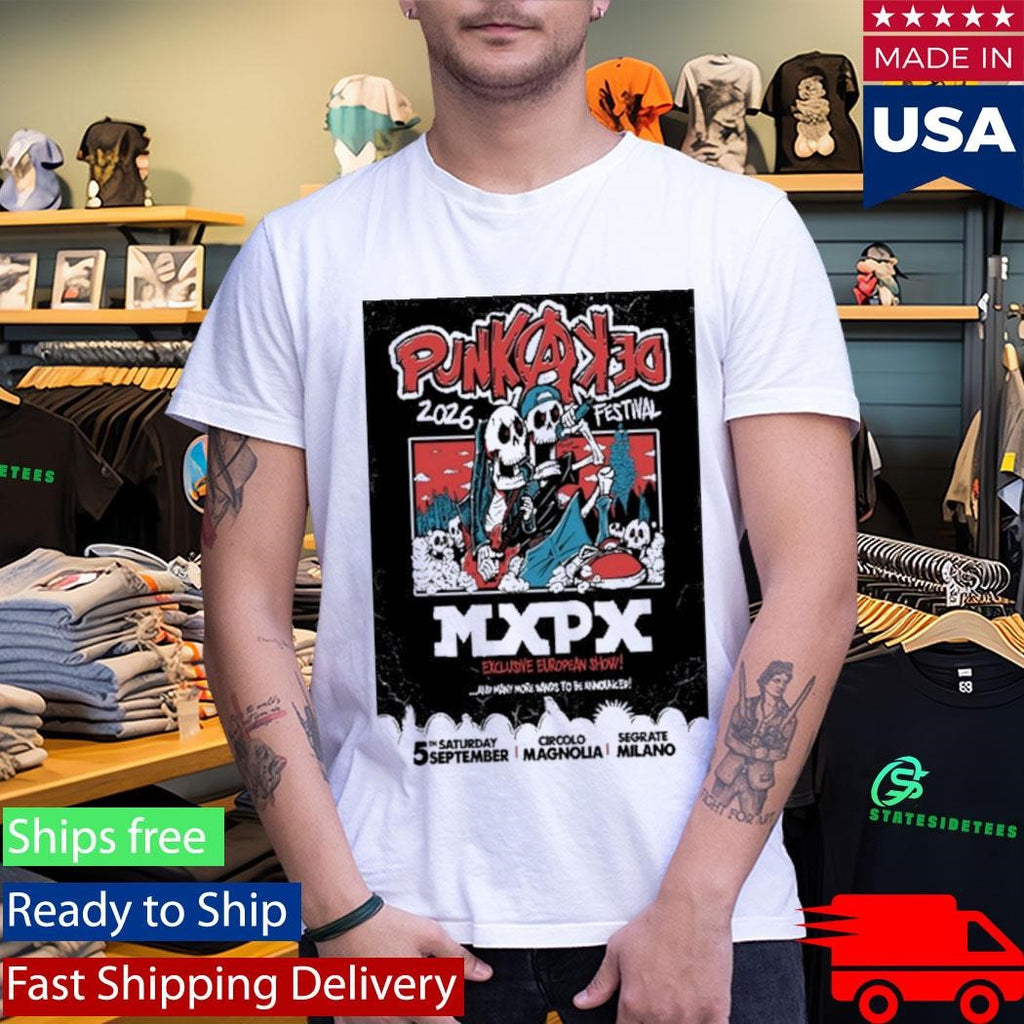 MXPX Sept 5 2026 Segrate Milano Shirt