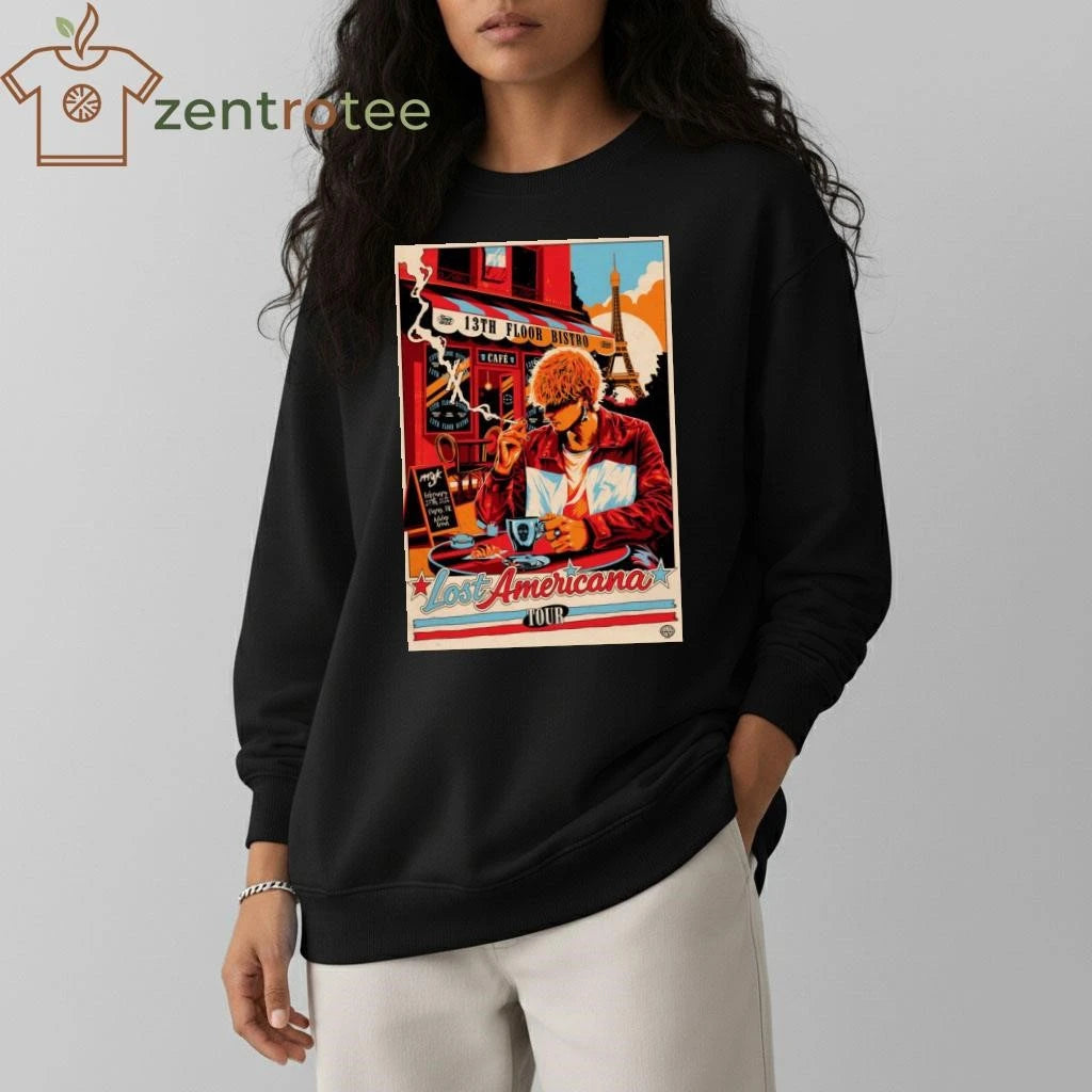 Machine Gun Kelly Paris Lost Americana Tour 2272026 tee