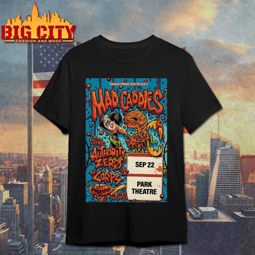 Mad Caddies Fall Tour 2025 Winnipeg, MB, Canada Poster New Shirt