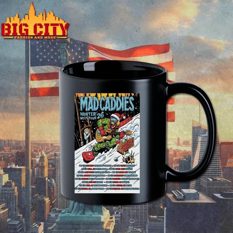 Mad Caddies Winter West 2026 Shows Poster Shirt