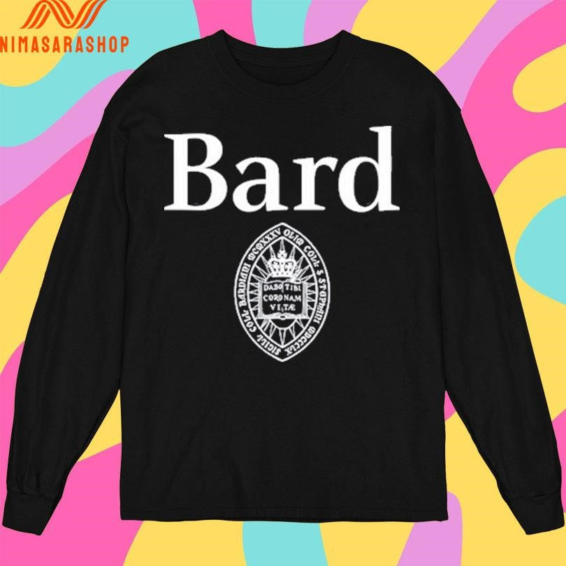 Mads Campbell Wearing Bard College Logo Shirts