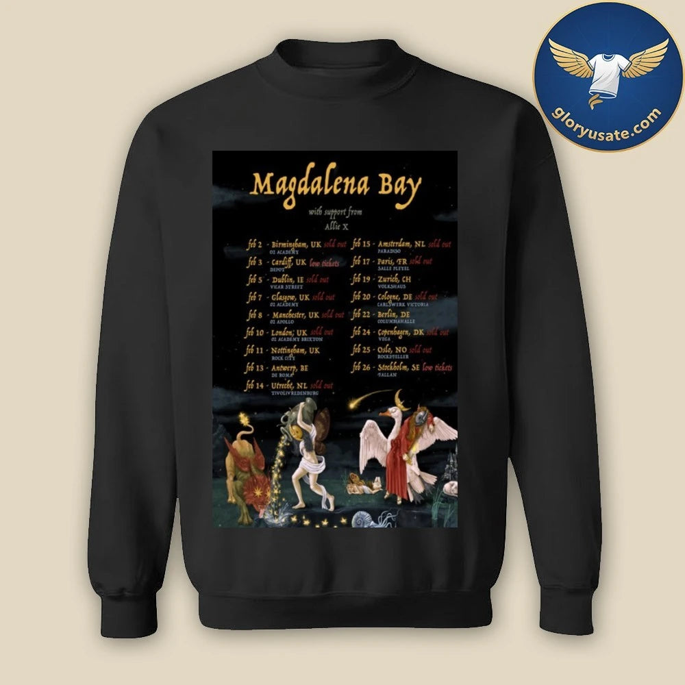 Magdalena Bay &amp; Allie X Tour 2026 Poster Shirt