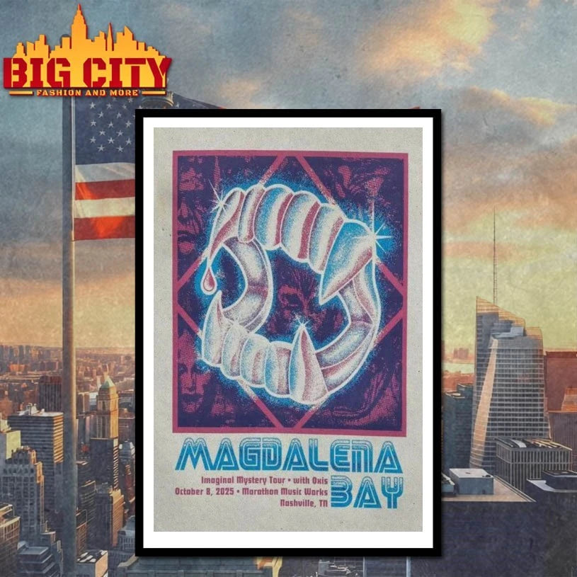 Magdalena Bay Oct 8 2025 Marathon Music Works Nashville Poster Shirt