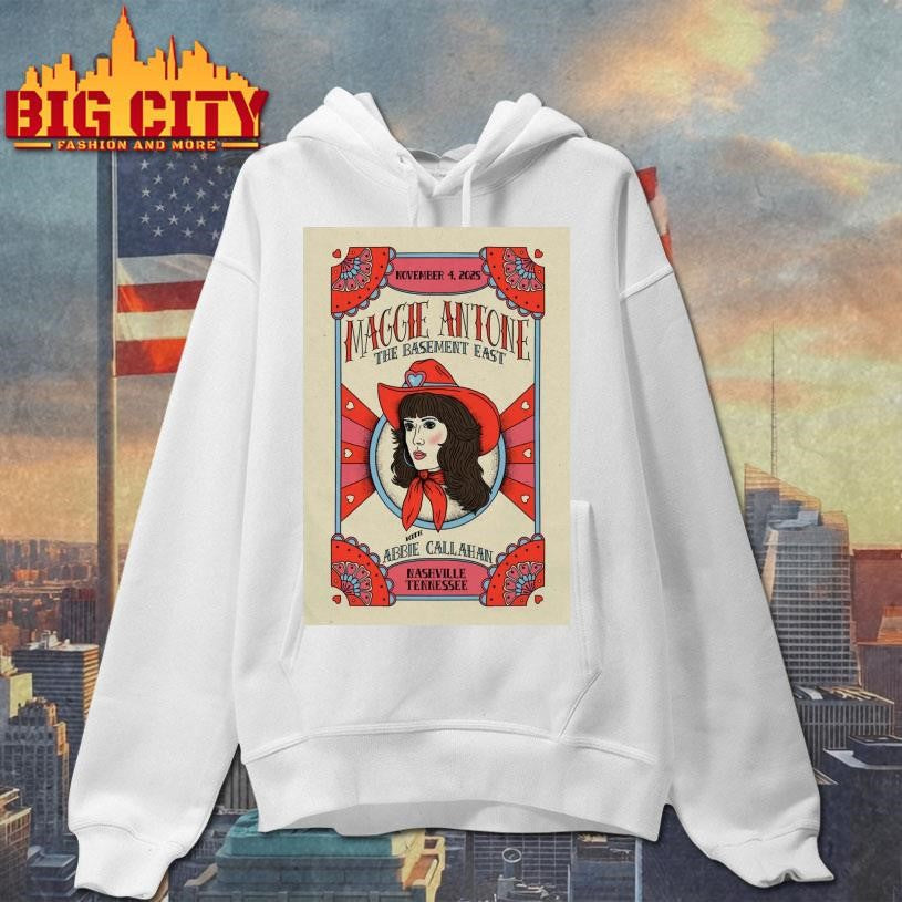 Maggie Antone Nov 4, 2025 The Basement East. Nashville, TN Poster Shirt