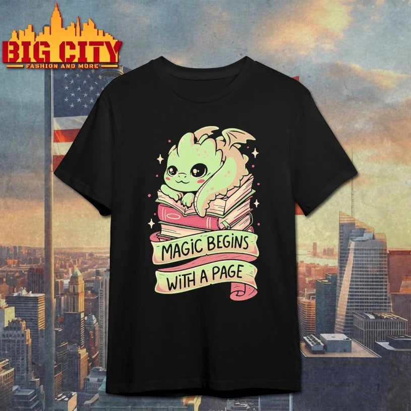 Magic Begins With A Page shirt