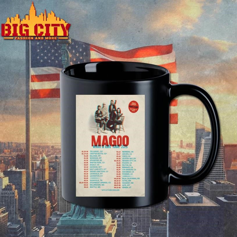 Magoo What A Life Tour 2026 Poster Shirt