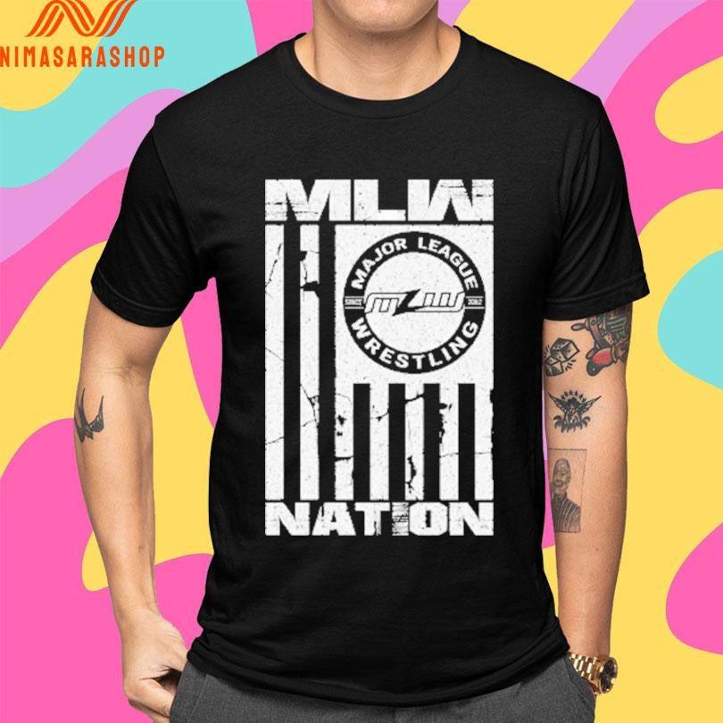 Major League Wrestling MLW Nation Shirts
