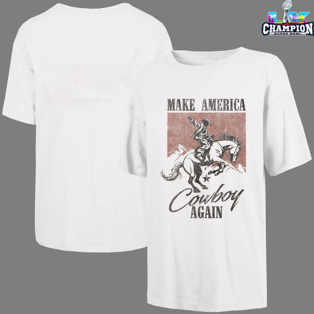 Make America Cowboy Again Marlboro Mountains T-shirts