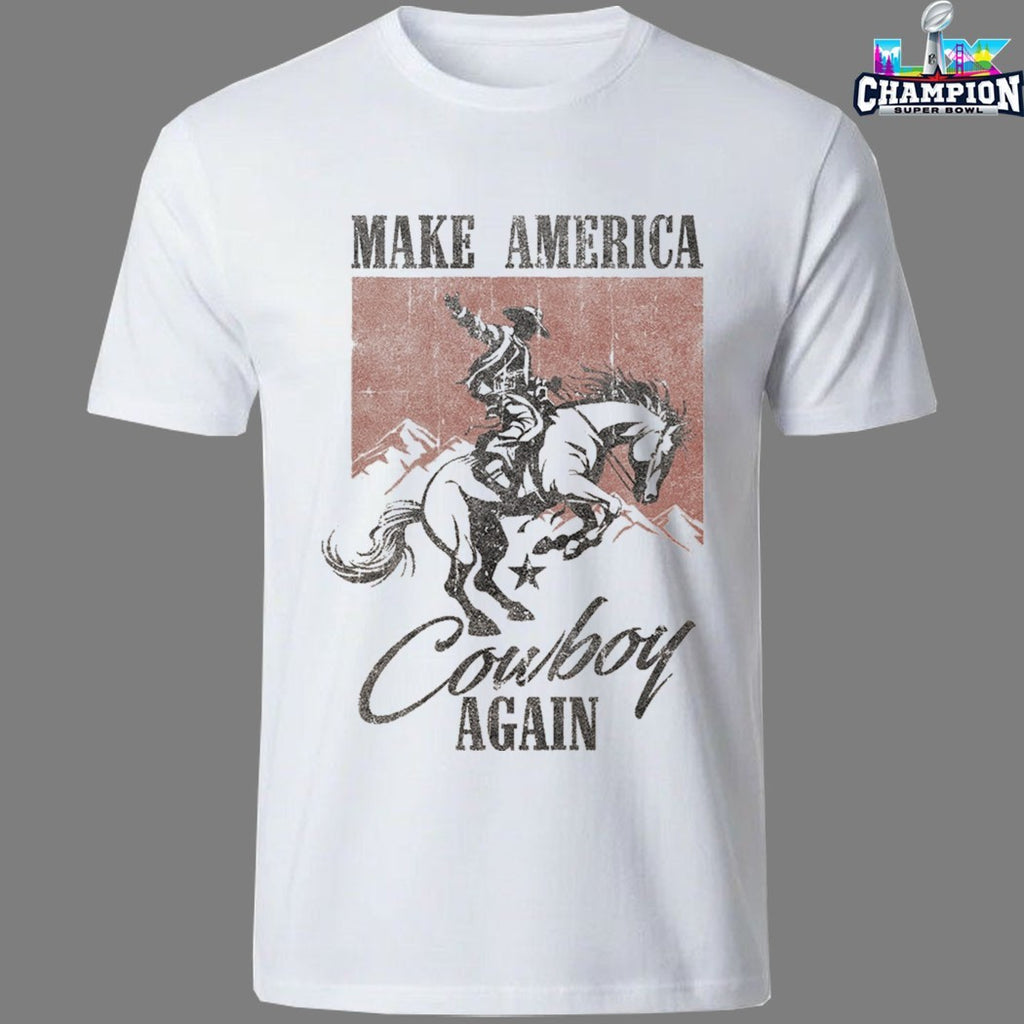 Make America Cowboy Again Marlboro Mountains T-shirts