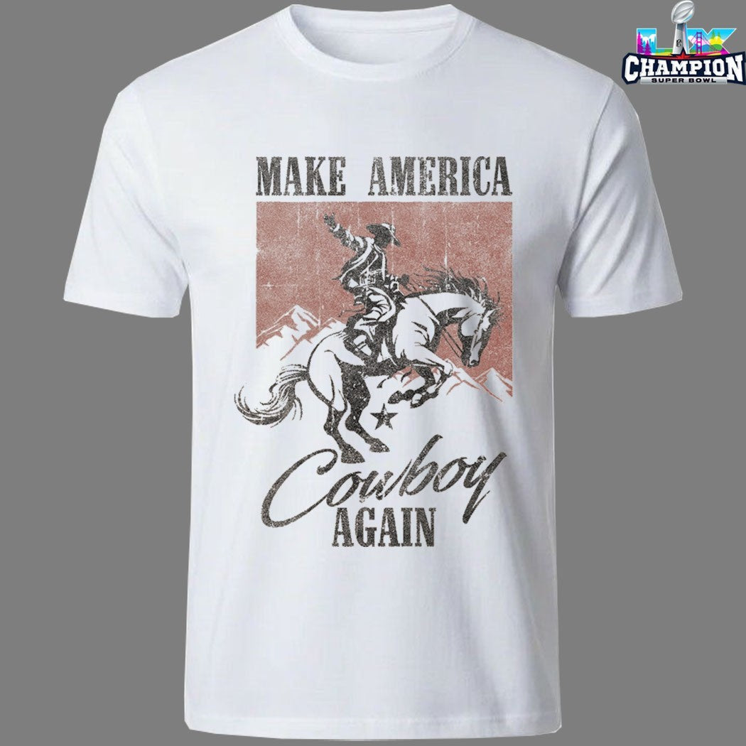 Make America Cowboy Again Marlboro Mountains T-shirts