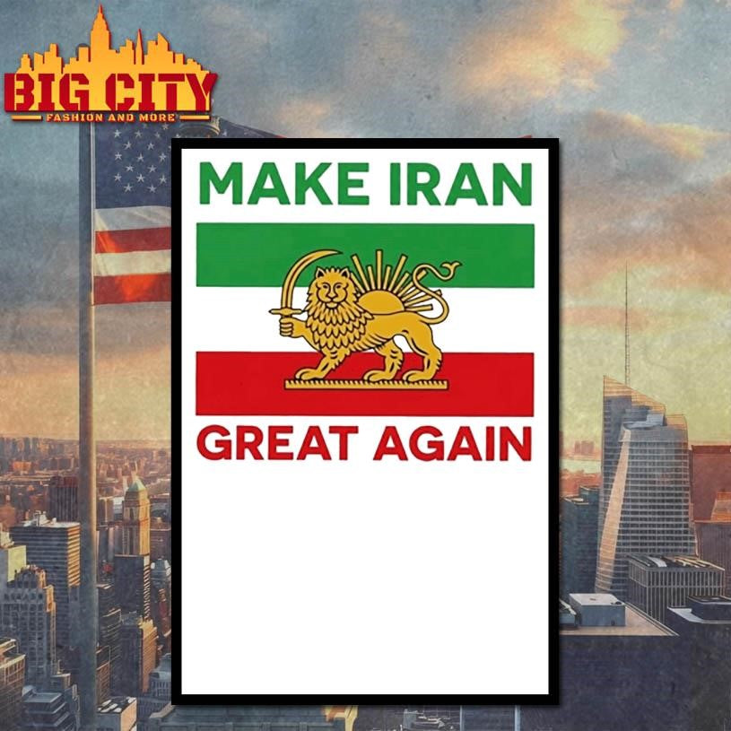 Make Iran Great Again Shirt 2026 Free Iran Shirt