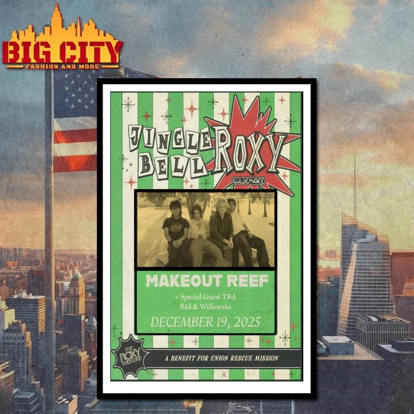 Makeout Reef Dec 19 2025 The Roxy Theatre Tour Poster Shirt