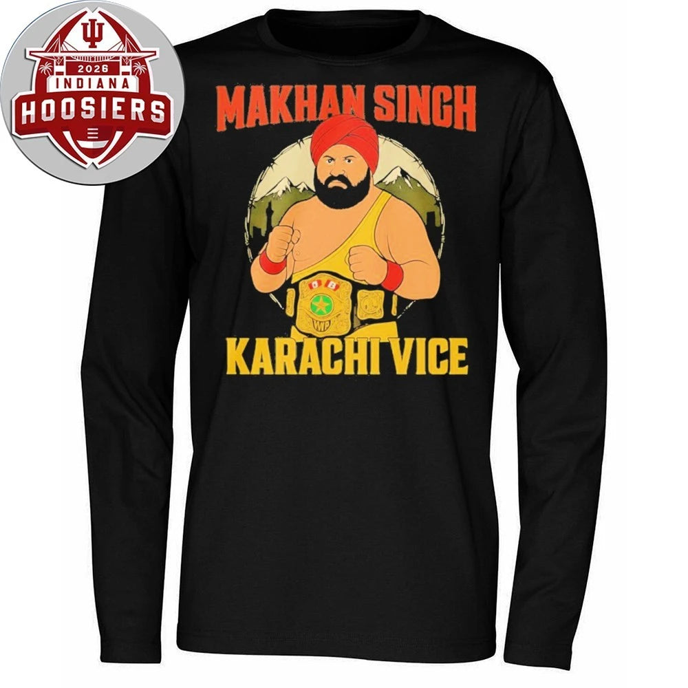 Makhan Singh Karachi Vice Professional Wrestler Shirt