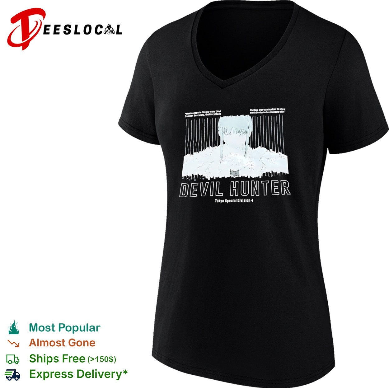Makima Chainsaw Man Tokyo Special Division 4 Devil Hunter shirt