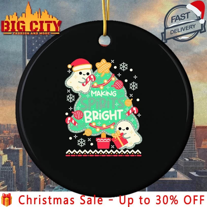 Making Cute Spirits Bright christmas shirt