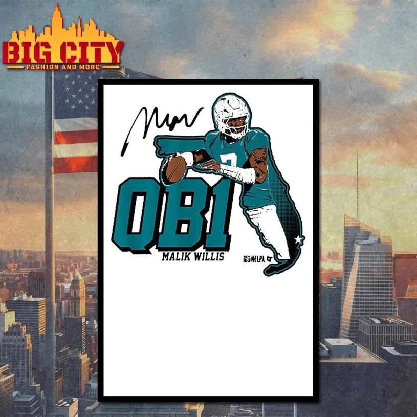 Malik Willis Miami QB1 Shirt