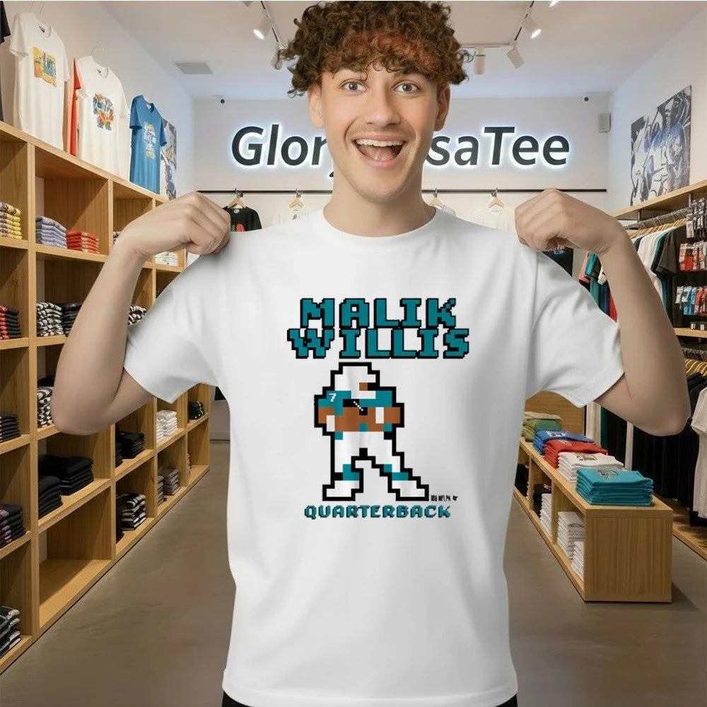 Malik Willis Retro Baller Miami Quarterback Shirt