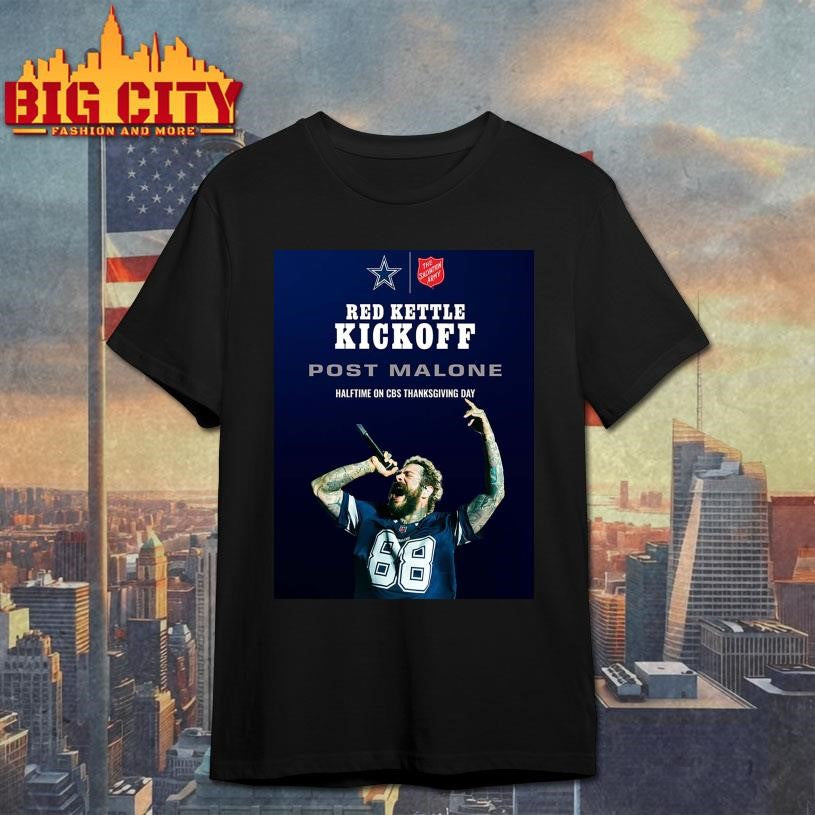 Malone Dallas Cowboys Haftime Show On CBS Thanksgiving Day 2025 Poster Shirt